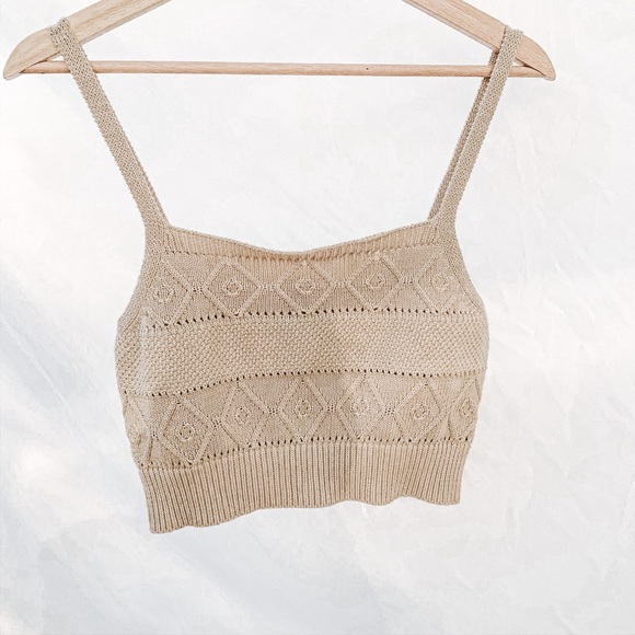 NWT Seven Wonders Rose Knit Tank Top - Picture 4 of 8